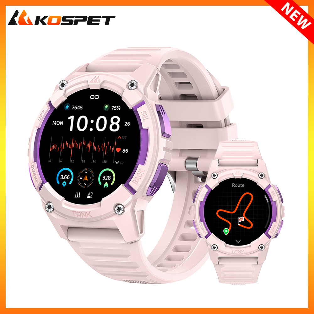 Digital Timer Countdown - KOSPET TANK S2 GPS Smart Watches