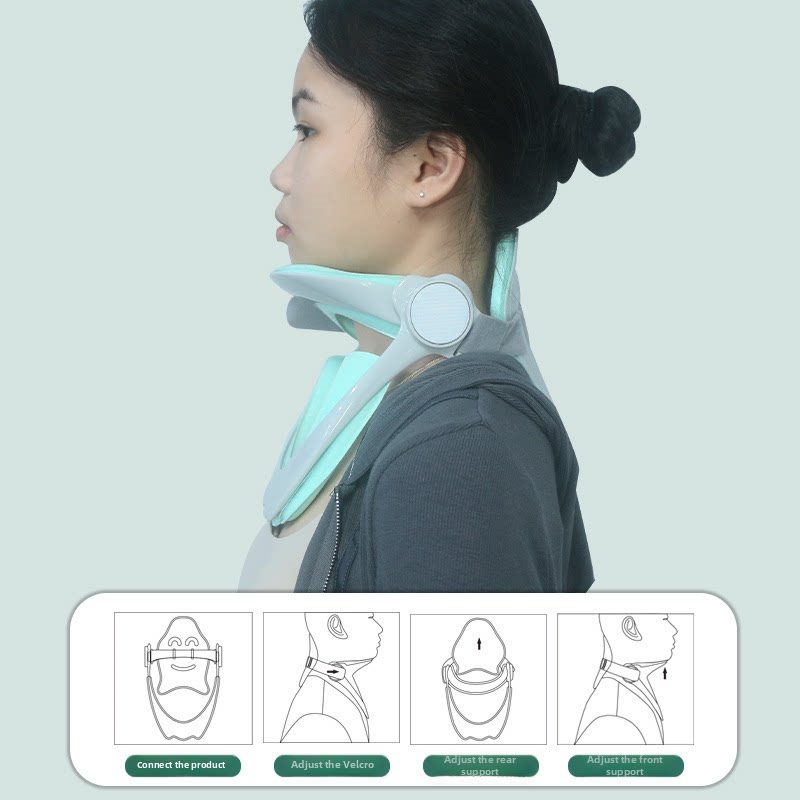 Office Technology - Ergonomic Neck Traction Device Anti Bowing