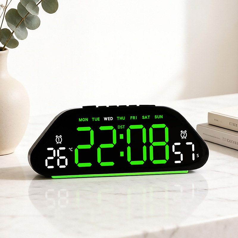 Digital Timer Countdown - LED Digital Alarm Clock Temperature Week