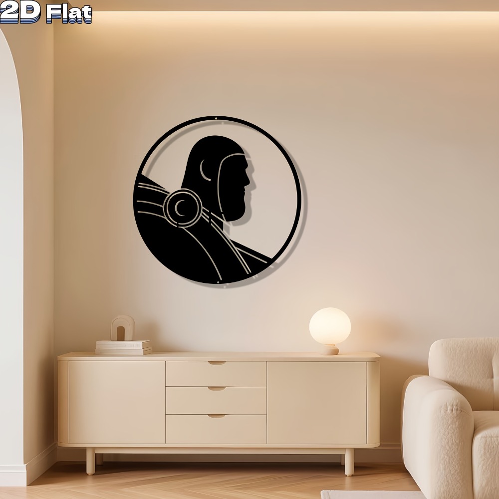 Modern Robot Aluminum Wall Art - Office Tech Decor review and price