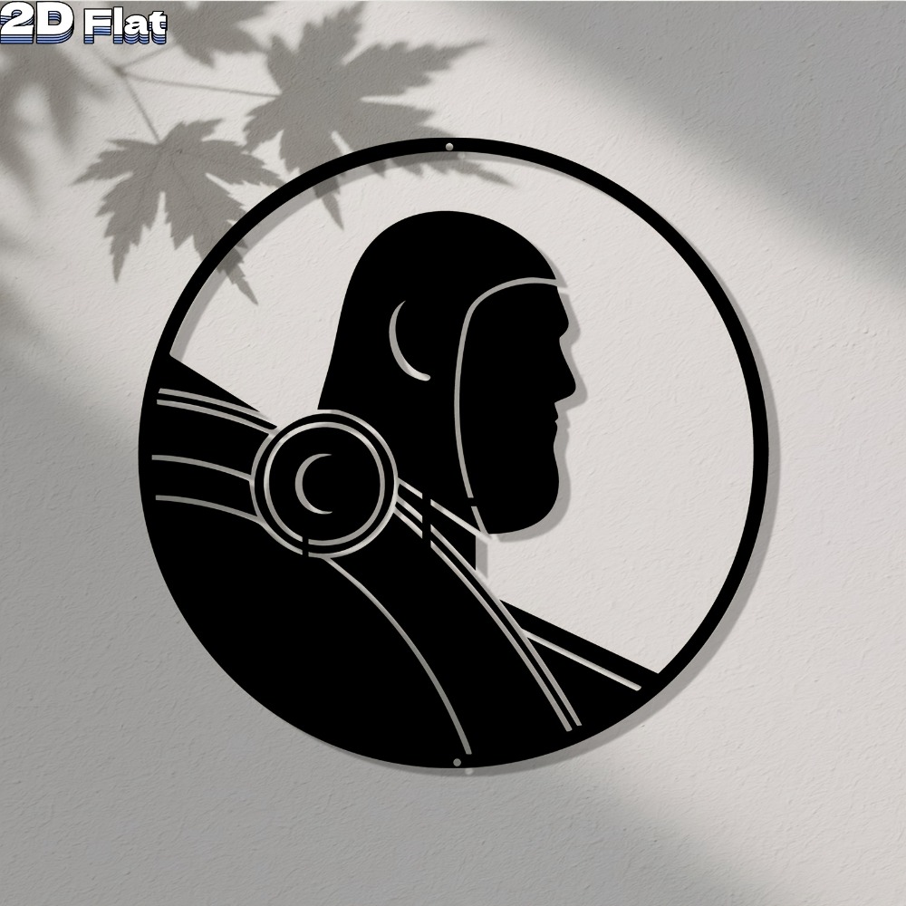 Modern Robot Aluminum Wall Art - Office Tech Decor review and price