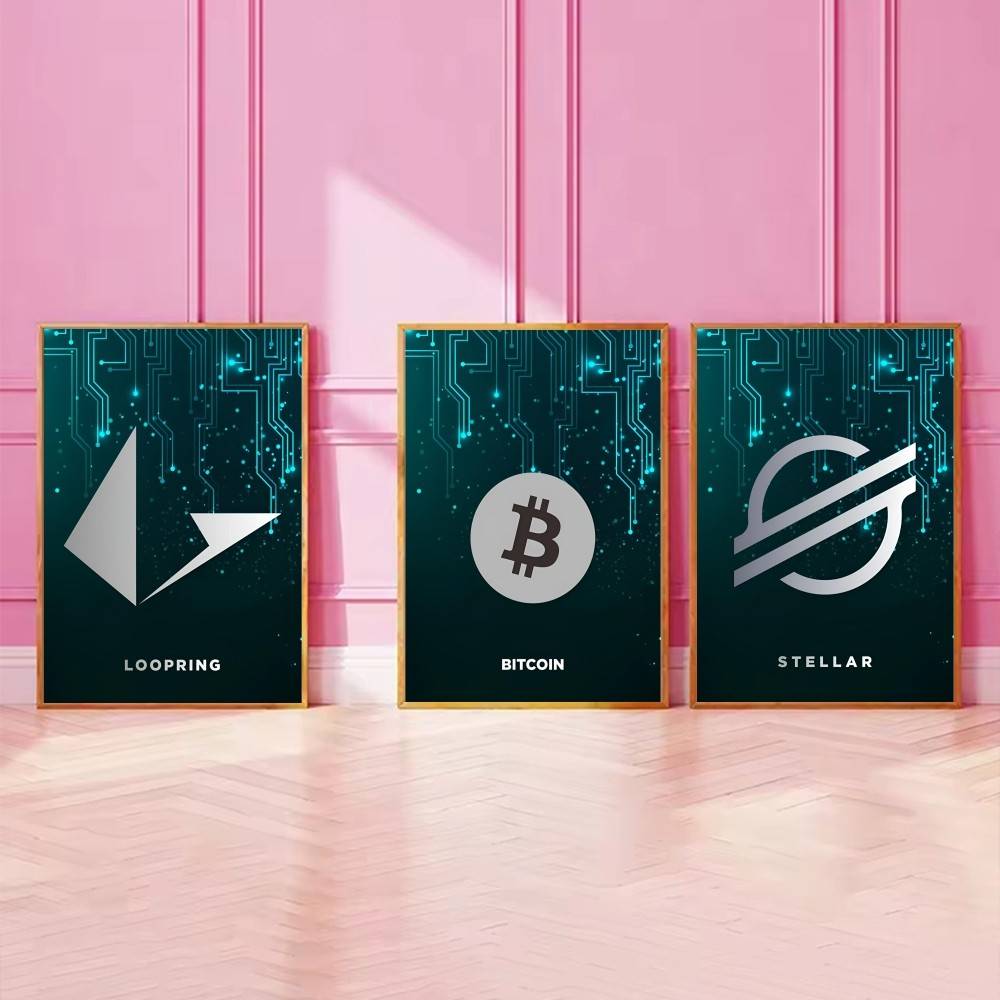 Tech Circuit Crypto Symbol Pos - Office Tech Decor review and price