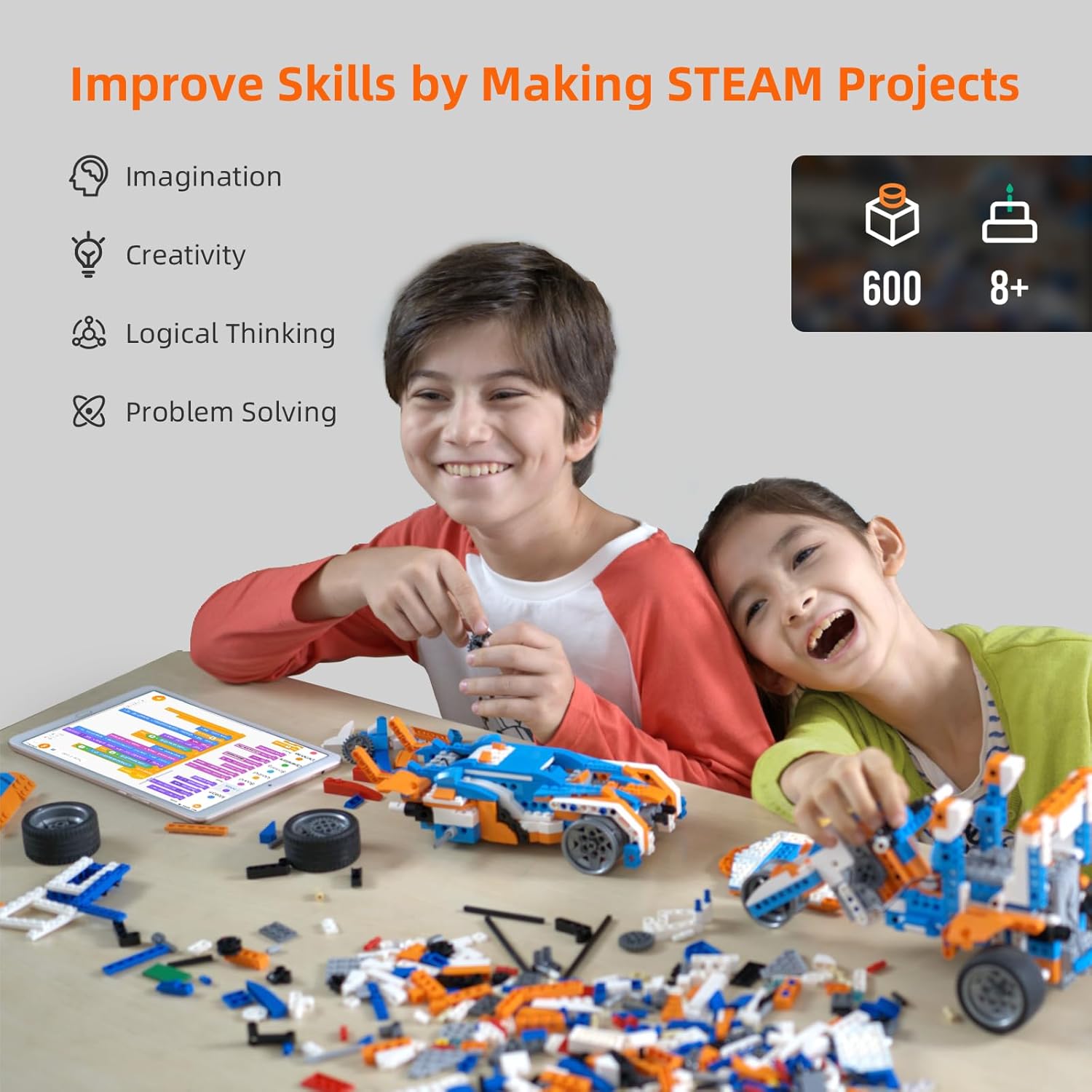 Modern STEM Robot Building Kit - Office Tech Decor review and price