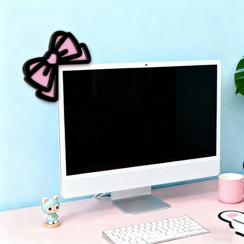 New 1/2Pcs Wooden Bowknot PC A - Office Technology review and price