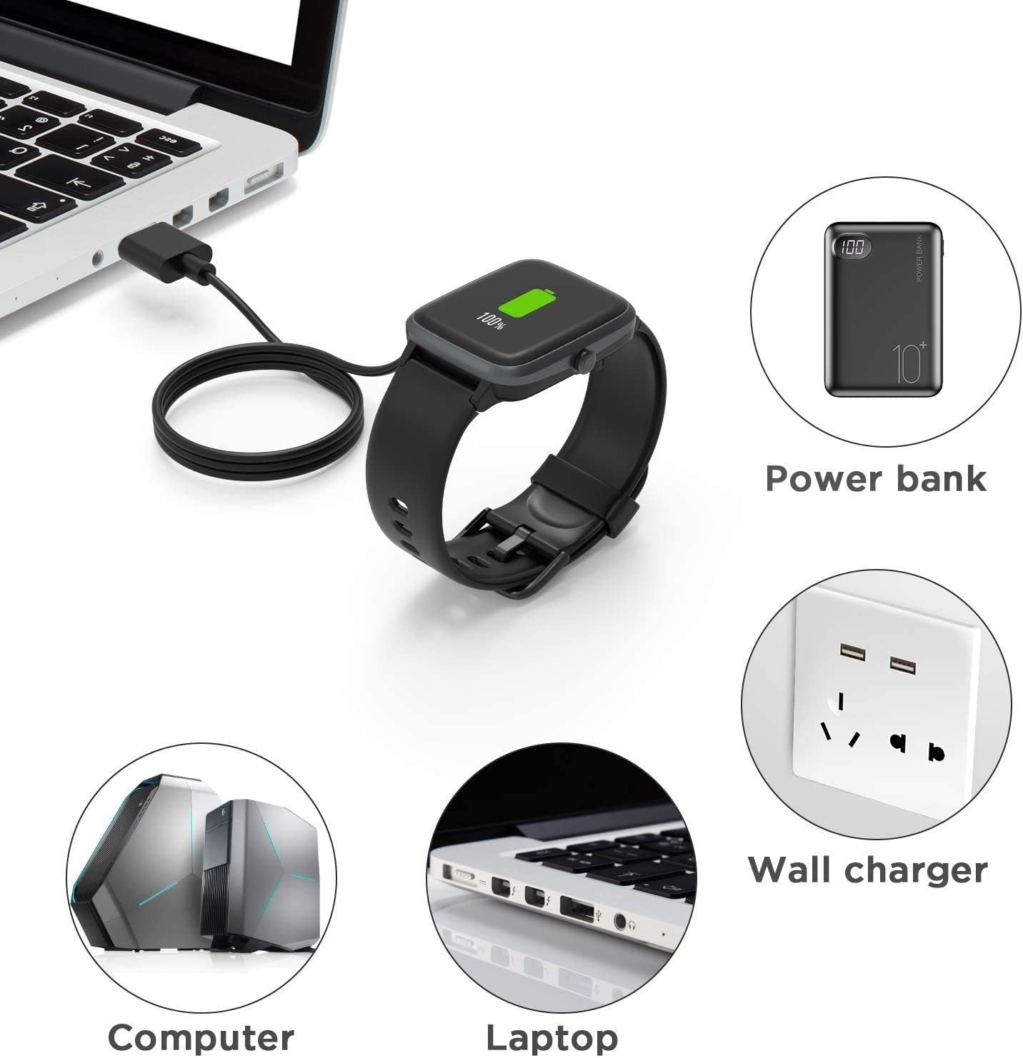 USB Charger Cable For Smart Wa - Usb Extender Active review and price