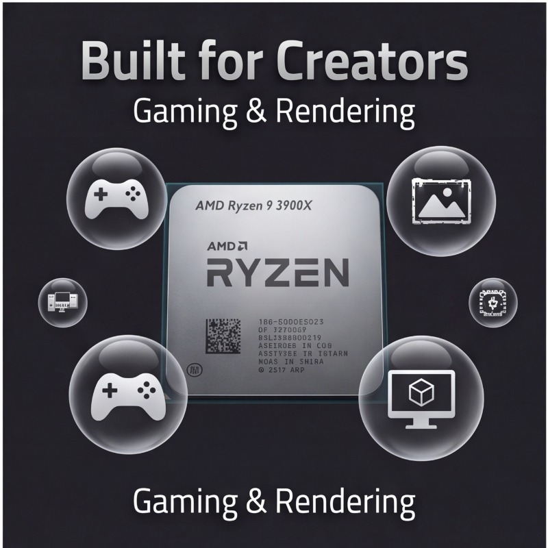 AMD Ryzen 9 3900X 12-Core 24-T - Amd Cpu Ryzen 9 review and price